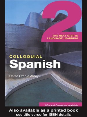 cover image of Colloquial Spanish 2